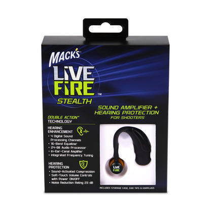 Live Fire® Stealth In-Ear-Canal Electronic Hearing Protection