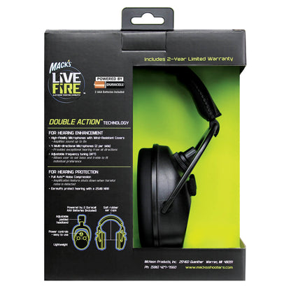 Live Fire® Electronic Shooting Earmuffs