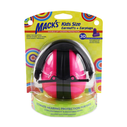 Kids Size Earmuffs with Earplugs